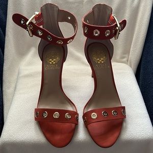 Vince Camuto VP-Calisa Studded Ankle Strap Heels